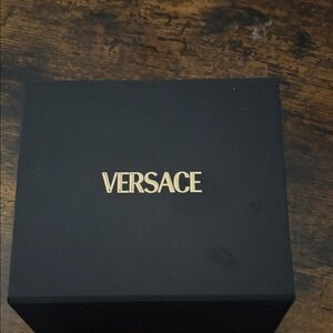 Versace Gift  Black Box with Gold Logo